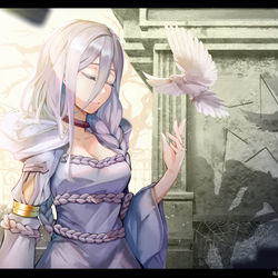 This is a pixiv picture whose title is 白い.