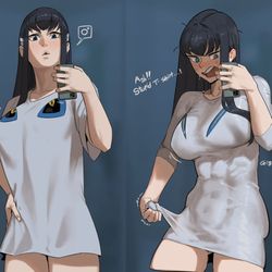This is a pixiv picture whose title is KLK shirts.