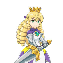 This is a pixiv picture whose title is 姫騎士おじさん.