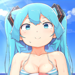 This is a pixiv picture whose title is みく.