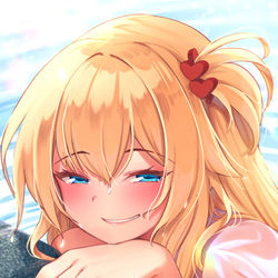 This is a pixiv picture whose title is プールとちゃまさん.