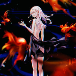 This is a pixiv picture whose title is 絶体絶命.