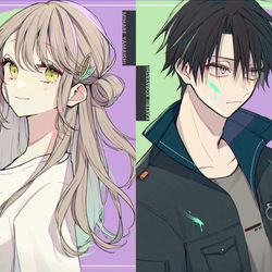 This is a pixiv picture whose title is 選択型朗読劇.