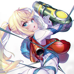 This is a pixiv picture whose title is ゼロスーツサムス.