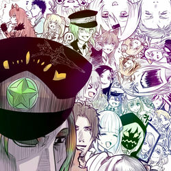 This is a pixiv picture whose title is 花畑チャイカ凸待ちの様子.