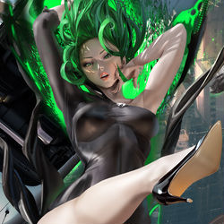 This is a pixiv picture whose title is Tatsumaki.