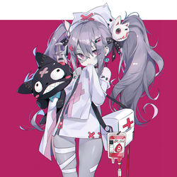 This is a pixiv picture whose title is 要打针么哥哥.