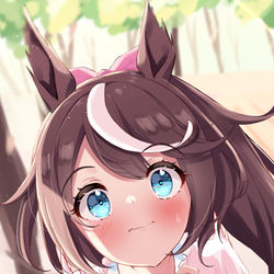 This is a pixiv picture whose title is 「今日のテイオーなんか…」.