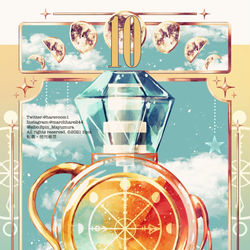 This is a pixiv picture whose title is 10 運命の輪.