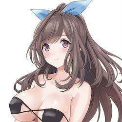 This is a pixiv picture whose title is 恋鐘マイクロビキニ.