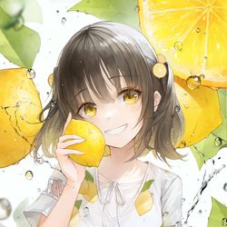 This is a pixiv picture whose title is 🍋.