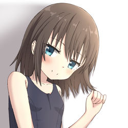 This is a pixiv picture whose title is スク水少女は誘っている.