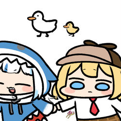This is a pixiv picture whose title is ワトソン・アメリア.