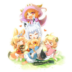 This is a pixiv picture whose title is 白上パラダイス.