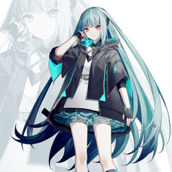 This is a pixiv picture whose title is 初音ミク：IF.