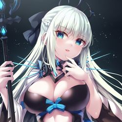 This is a pixiv picture whose title is モルガン.