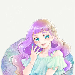 This is a pixiv picture whose title is キュアラメール生誕祭.