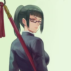 This is a pixiv picture whose title is Maki Zenin.