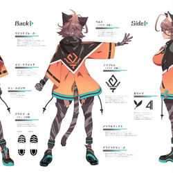 This is a pixiv picture whose title is 夜ヶ岳 嵐 - 2021年版新衣装.