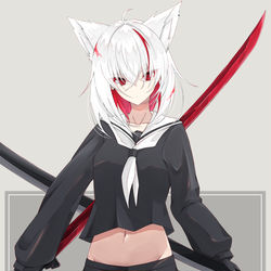 This is a pixiv picture whose title is 赤.