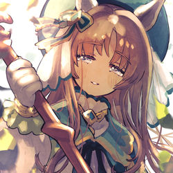 This is a pixiv picture whose title is グラスワンダー［セイントジェード・ヒーラー］がかわいすぎる.