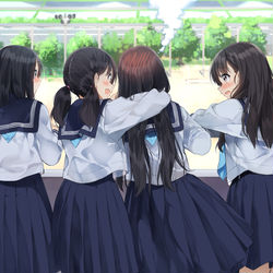This is a pixiv picture whose title is 昨日告白された友人に恋の事情聴取.