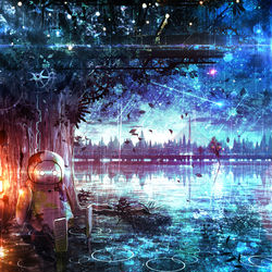 This is a pixiv picture whose title is 零れ落ちる.