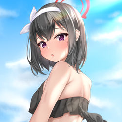 This is a pixiv picture whose title is ましろ.