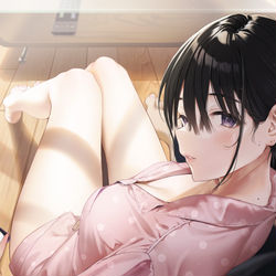 This is a pixiv picture whose title is 今日どーしよっか.