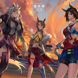 This is a pixiv picture whose title is B·N·W.