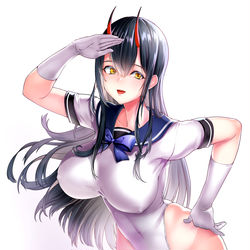 This is a pixiv picture whose title is 鈴谷.