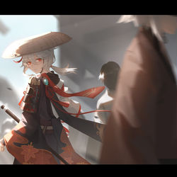 This is a pixiv picture whose title is 【原神】枫原万叶.