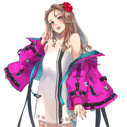 This is a pixiv picture whose title is IRIAMライバー様の立ち絵.