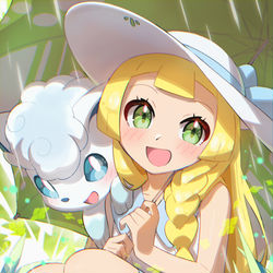 This is a pixiv picture whose title is 梅雨のアローラ.