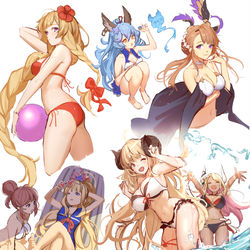 This is a pixiv picture whose title is グラブル の夏.