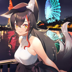 This is a pixiv picture whose title is 大神ミオ.