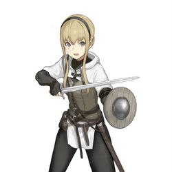 This is a pixiv picture whose title is 構え.