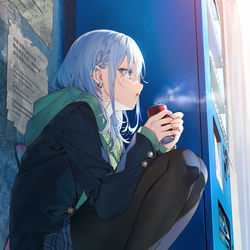 This is a pixiv picture whose title is 寄り道.