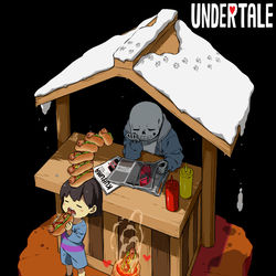 This is a pixiv picture whose title is ♥UNDERTALE♥.