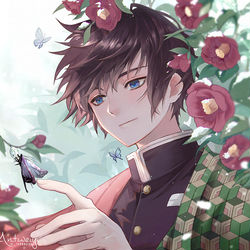 This is a pixiv picture whose title is 寒冬已逝.