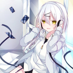 This is a pixiv picture whose title is 🔲.
