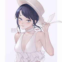 This is a pixiv picture whose title is 水着じろちゃん.