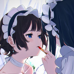 This is a pixiv picture whose title is Blueberry eyes~.