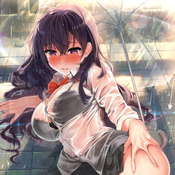 This is a pixiv picture whose title is 梅雨☔.