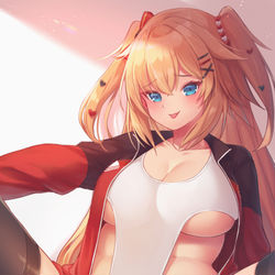 This is a pixiv picture whose title is ハイレグジャージちゃま.