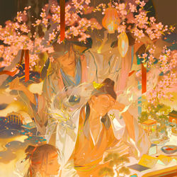 This is a pixiv picture whose title is 江南百景图 一周年庆.