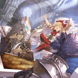This is a pixiv picture whose title is ギルド会議.