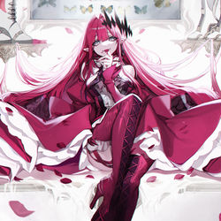 This is a pixiv picture whose title is 妖精騎士トリスタン.