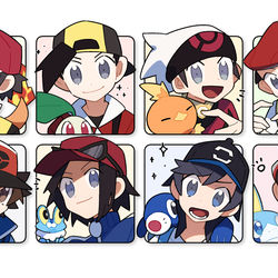 This is a pixiv picture whose title is 主人公ズ♂.