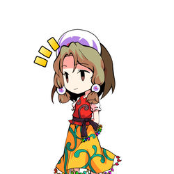 This is a pixiv picture whose title is デフォルメ玉造魅須丸立ち絵.